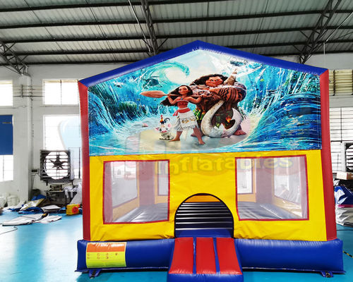 0.55mm PVC Blow Up Bounce House For Amusement Park