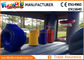 Gray Kids Inflatable Castle / Blow Up Bouncer Slide For Kindergarten / Amusement Park
