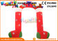 Outdoor Advertising Inflatables Santa Christmas Decoration Size Customized