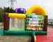 Safari Park Inflatable Bouncy Castles Digital Printing Combi Slide Bouncer
