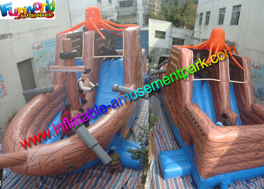 Customized Pirate Ship Commercial Inflatable Slide For Children