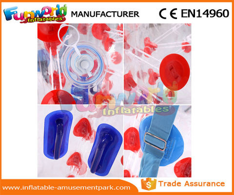 Şişme Battle Ball Gövde Tampon Yetişkinler için Büyük PVC / TPU Şişme Futbol Topu