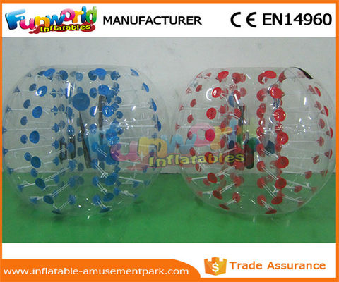 Şişme Battle Ball Gövde Tampon Yetişkinler için Büyük PVC / TPU Şişme Futbol Topu